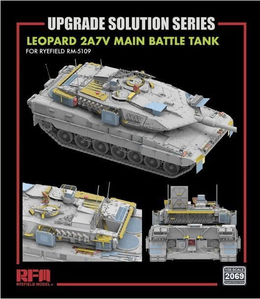 Zdjęcie główne produktu Upgrade Solution for Leopard 2A7V Main Battle Tank (RFM-5109) 1:35 Rye Field Model 2069