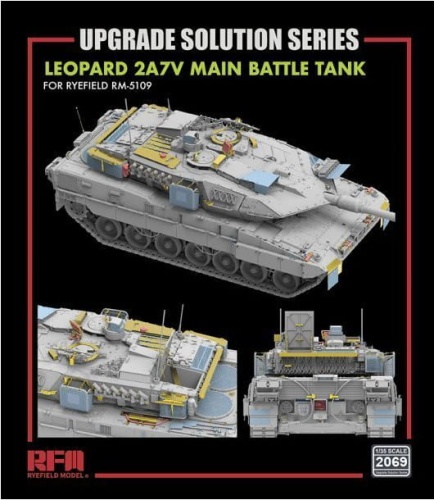 Upgrade Solution for Leopard 2A7V Main Battle Tank (RFM-5109) 1:35 Rye Field Model 2069