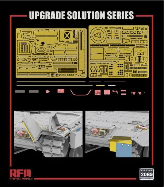 Zdjęcie dodatkowe produktu Upgrade Solution for Leopard 2A7V Main Battle Tank (RFM-5109) 1:35 Rye Field Model 2069