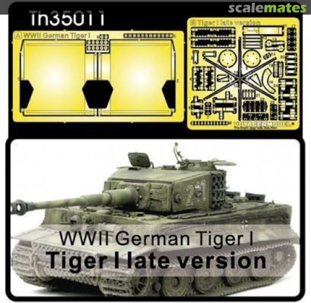 Zdjęcie główne produktu Addons to Tiger I late Version 1:35 AFV Club TH35011