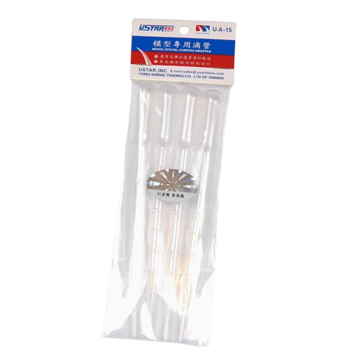 Pipety (4szt) Dropper 4 in 1 - 15 cm U-Star 90015