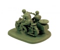 Zdjęcie dodatkowe produktu Soviet Motorcycle M-72 with Sidecar and Crew 1:72 Zvezda 6277