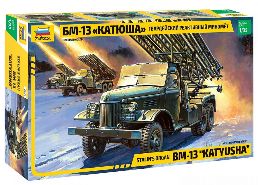 Zdjęcie główne produktu Soviet Rocket launcher BM-13 Katyusha 1:35 Zvezda 3521