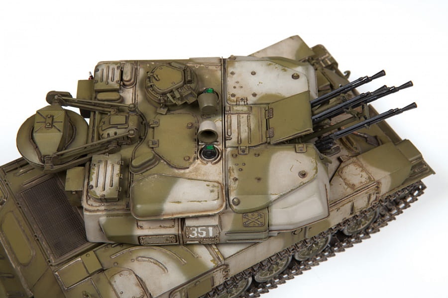 Zdjęcie dodatkowe produktu Soviet Self propelled anti-aircraft gun ZSU-23-4M Shilka 1:35 Zvezda 3635