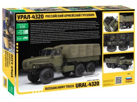Zdjęcie dodatkowe produktu Ural 4320 1:35 Zvezda 3654