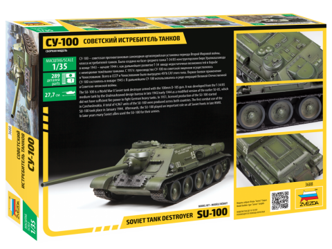 Zdjęcie dodatkowe produktu SU-100 1:35 Zvezda 3688