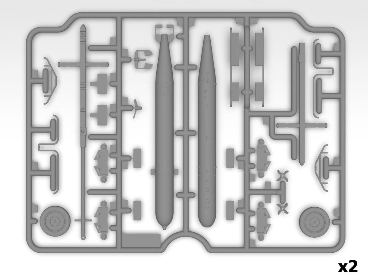 Zdjęcie dodatkowe produktu WWII German Aircraft Armament 1:48 ICM 48408
