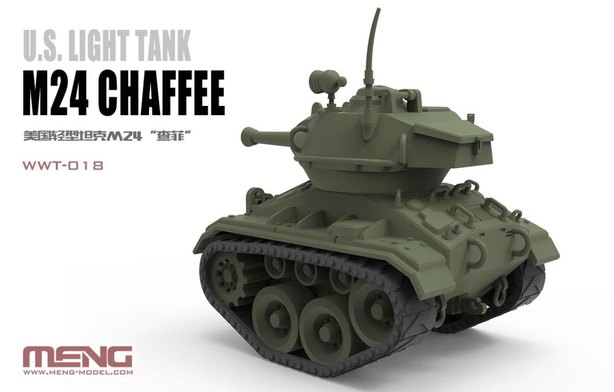 Zdjęcie dodatkowe produktu US Light Tank M24 Chaffee Meng WWT018