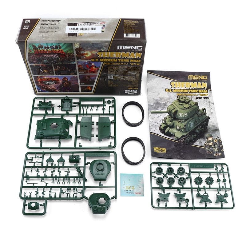 Zdjęcie dodatkowe produktu US Medium Tank M4A1 Sherman WWT Meng WWT002