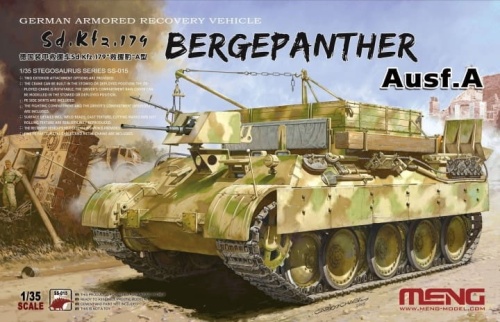 German Armored Recovery Vehicle Sd.Kfz.179 Bergepanther Ausf.A 1:35 Meng SS-015