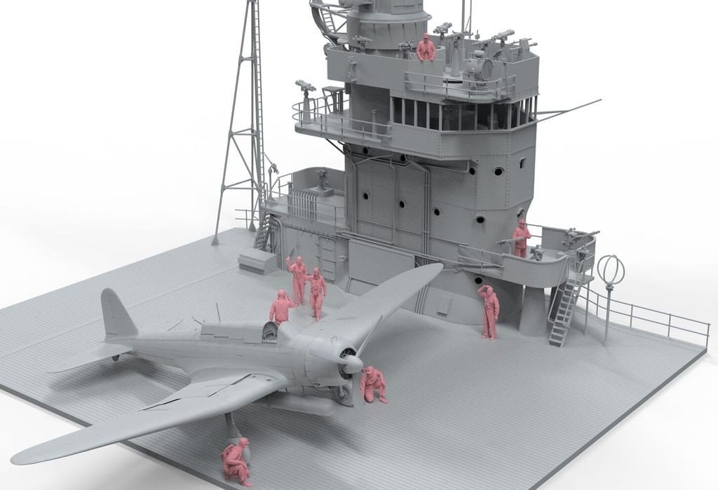 Zdjęcie dodatkowe produktu IJN Carrier Crew Pilots And Officers 1:35 Border Model BR006