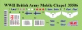 Zdjęcie dodatkowe produktu WWII British Army Mobile Chapel 1:35 ICM 35586