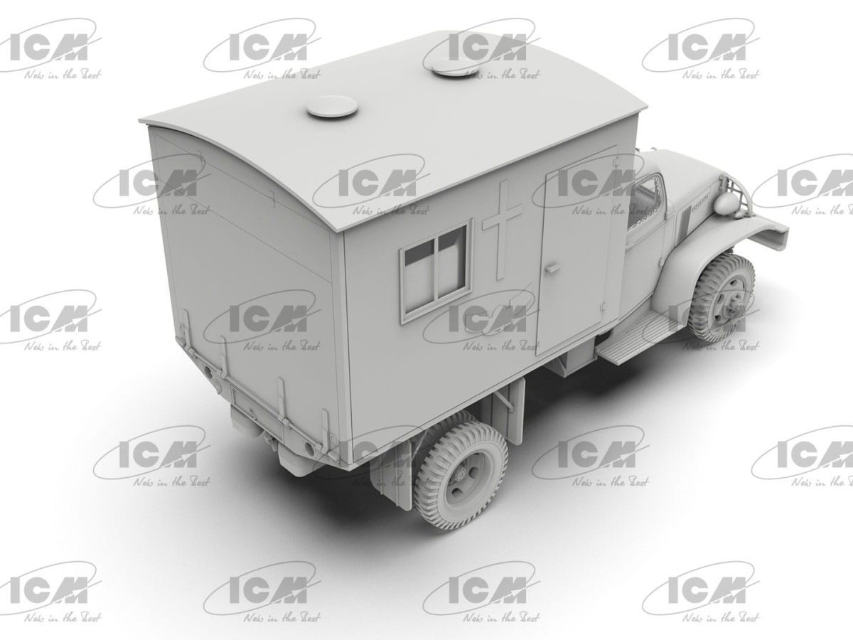 Zdjęcie dodatkowe produktu WWII British Army Mobile Chapel 1:35 ICM 35586