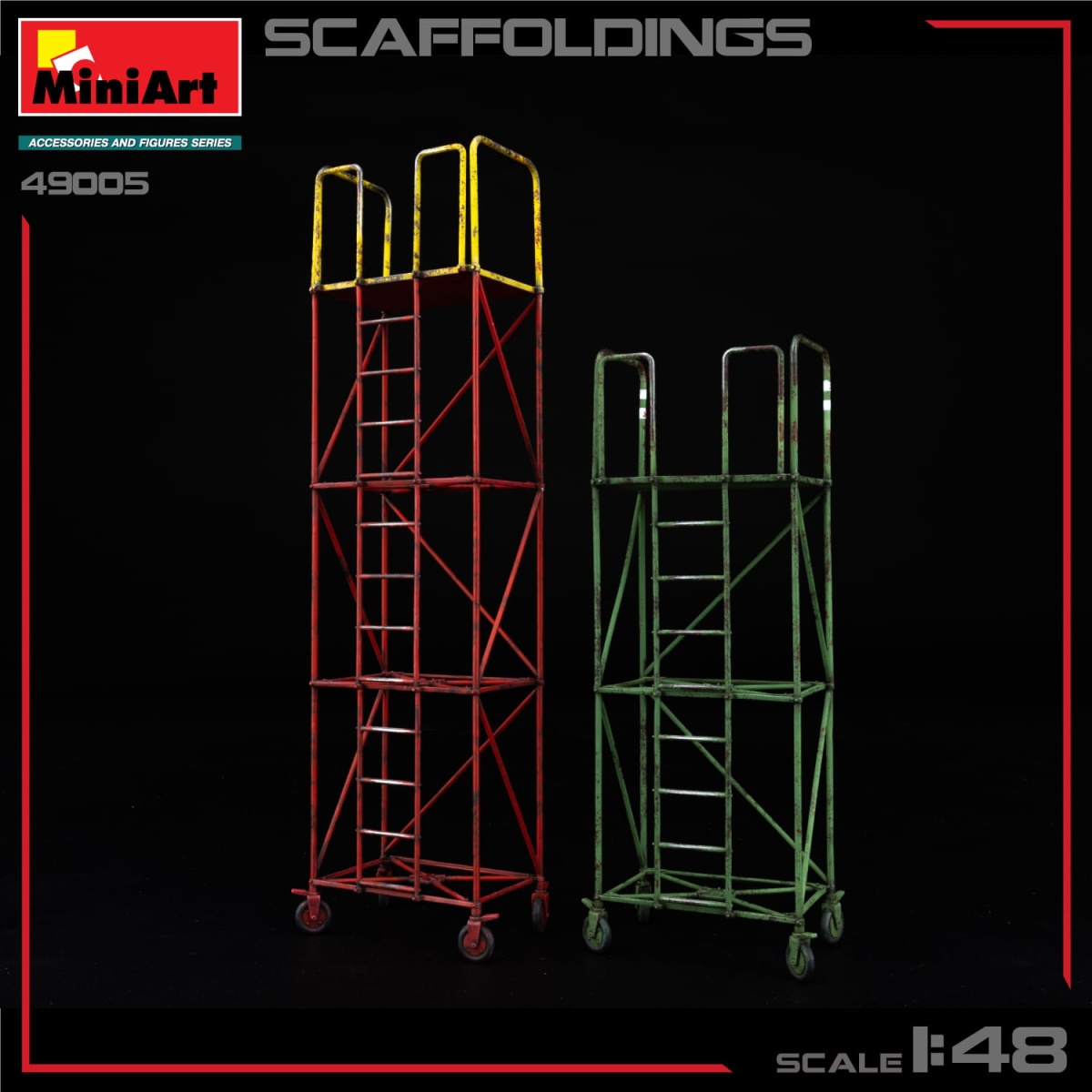 Zdjęcie dodatkowe produktu Scaffoldings 1:48 MiniArt 49005