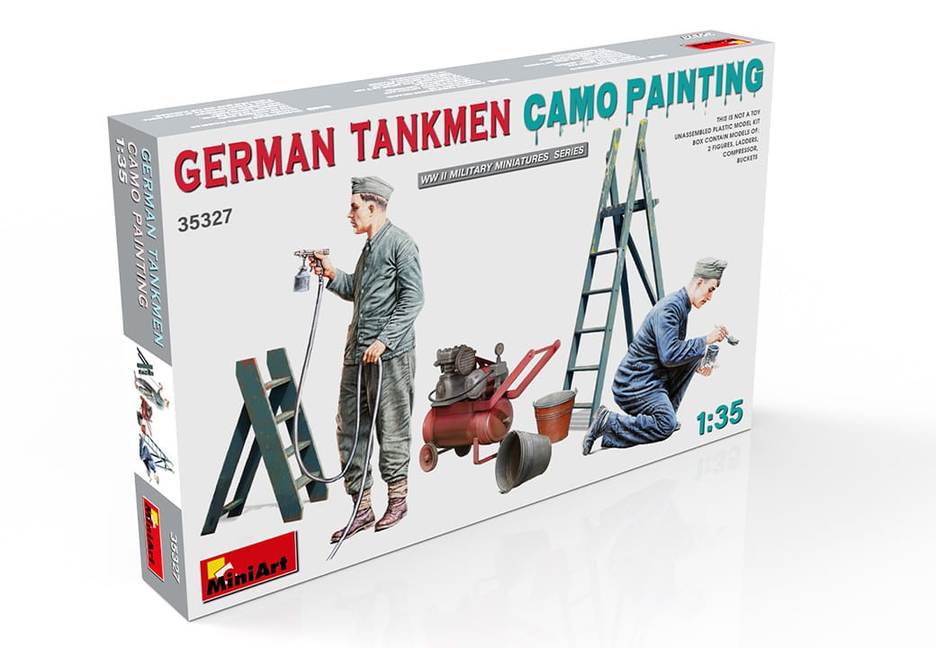 Zdjęcie dodatkowe produktu German Tankmen Camo Painting 1:35 MiniArt 35327