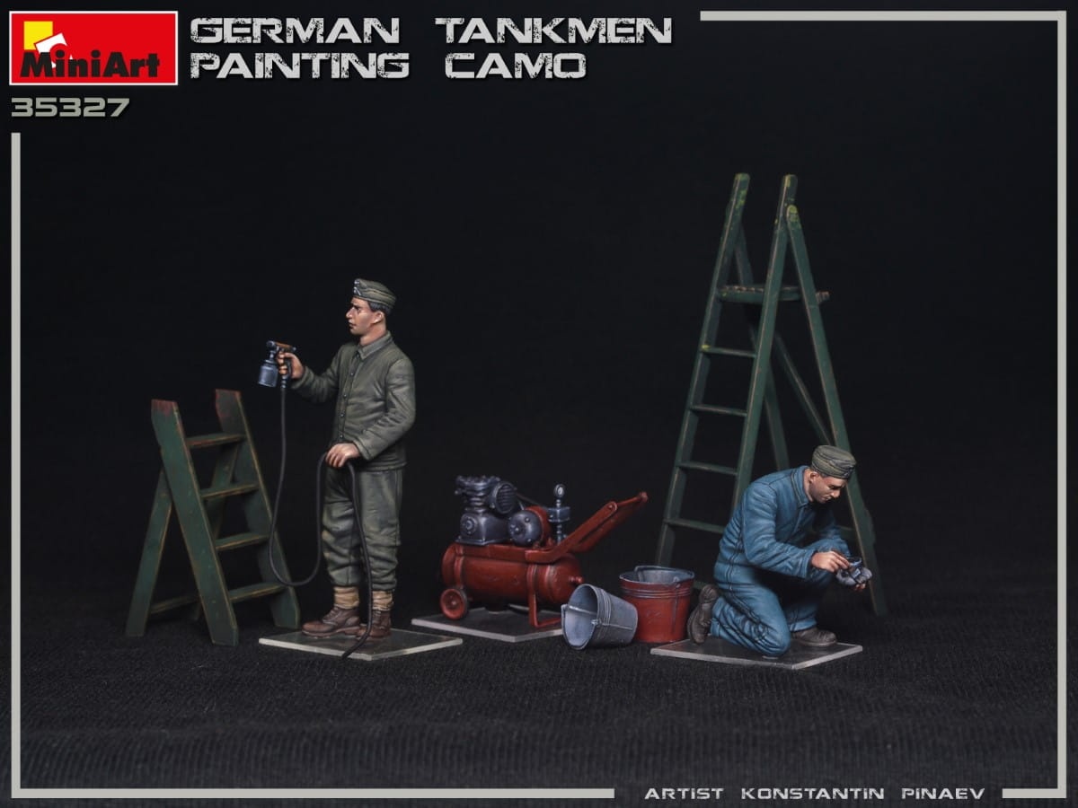 Zdjęcie dodatkowe produktu German Tankmen Camo Painting 1:35 MiniArt 35327