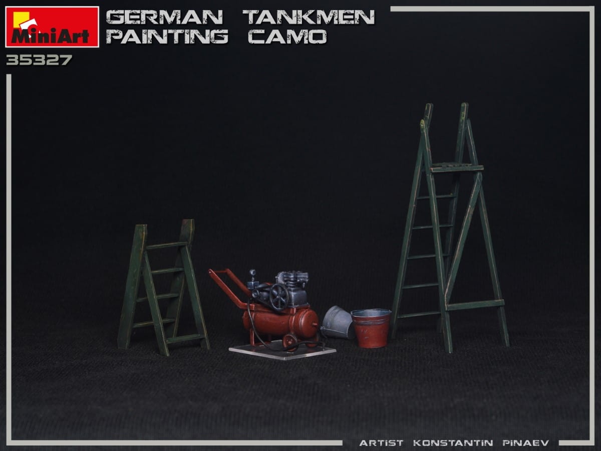 Zdjęcie dodatkowe produktu German Tankmen Camo Painting 1:35 MiniArt 35327