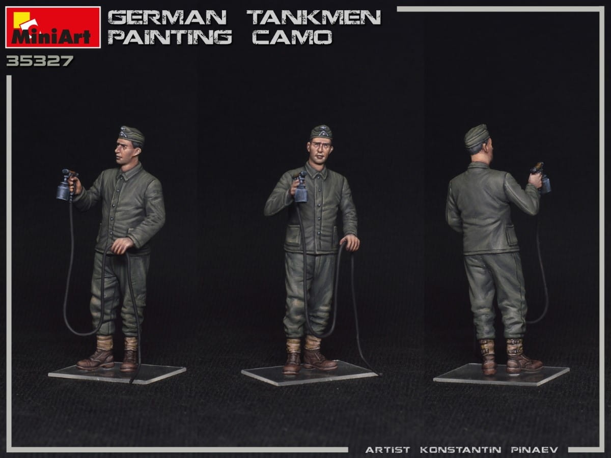 Zdjęcie dodatkowe produktu German Tankmen Camo Painting 1:35 MiniArt 35327