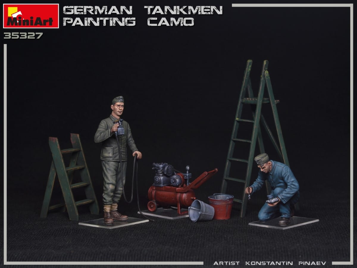 Zdjęcie dodatkowe produktu German Tankmen Camo Painting 1:35 MiniArt 35327