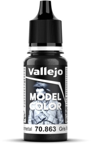 Vallejo 70863 Gunmetal Grey Model Color Farba