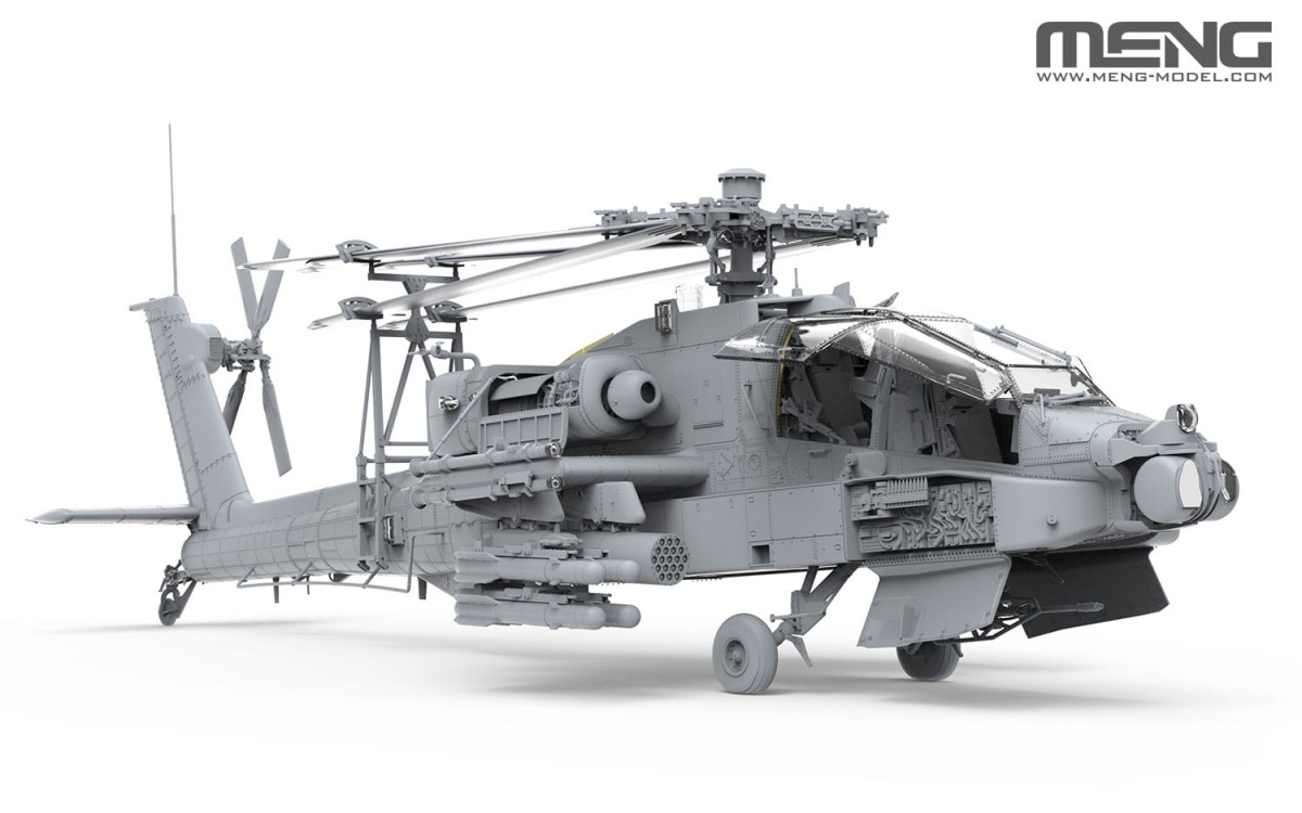 Zdjęcie dodatkowe produktu Boeing AH-64D Apache Longbow 1:35 Meng QS004