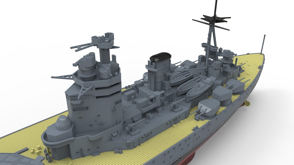 Zdjęcie dodatkowe produktu Royal Navy Battleship H.M.S. Rodney (29) 1:700 Meng PS001