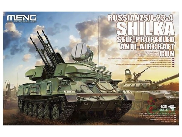Zdjęcie główne produktu Russian ZSU-23-4 Shilka 1:35 Meng TS023