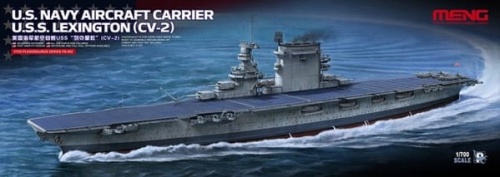 U.S. Navy Aircraft Carrier U.S.S. Lexington (CV-2) 1:700 Meng PS002