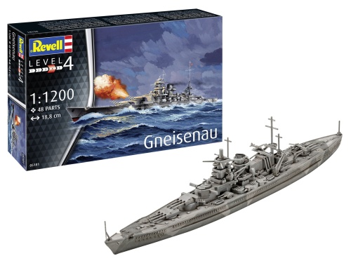 Gneisenau 1:1200 Revell 05181