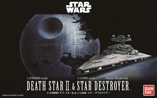 Death Star II and Imperial Star Destroyer 1:14500 Revell 01207 Bandai