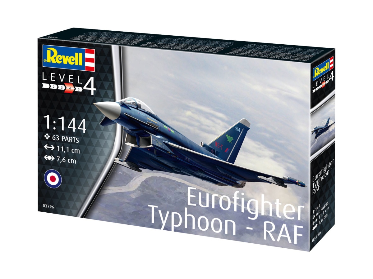 Zdjęcie dodatkowe produktu Eurofighter Typhoon RAF 1:144 Revell 03796