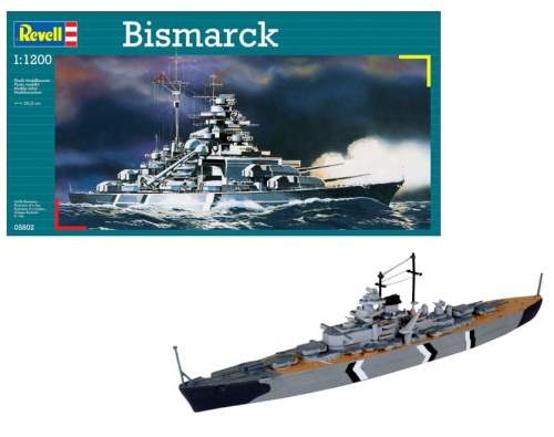 Bismarck 1:1200 Revell 05802