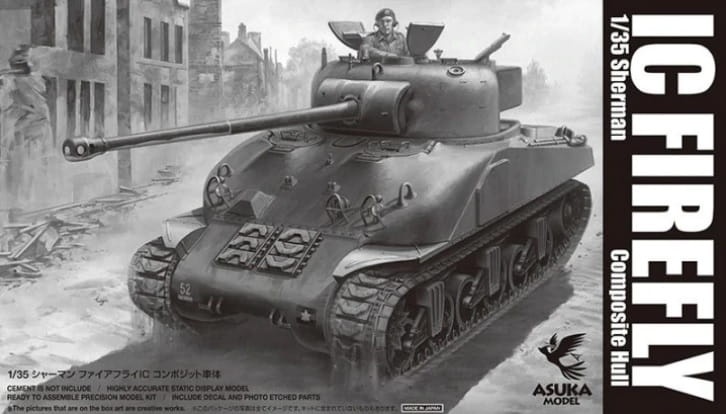Zdjęcie główne produktu Sherman IC FIREFLY Composite Hull 1:35 Asuka 35-044