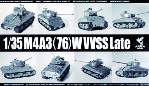 M4A3 (76) W VVSS Late 1:35 Asuka 35-043