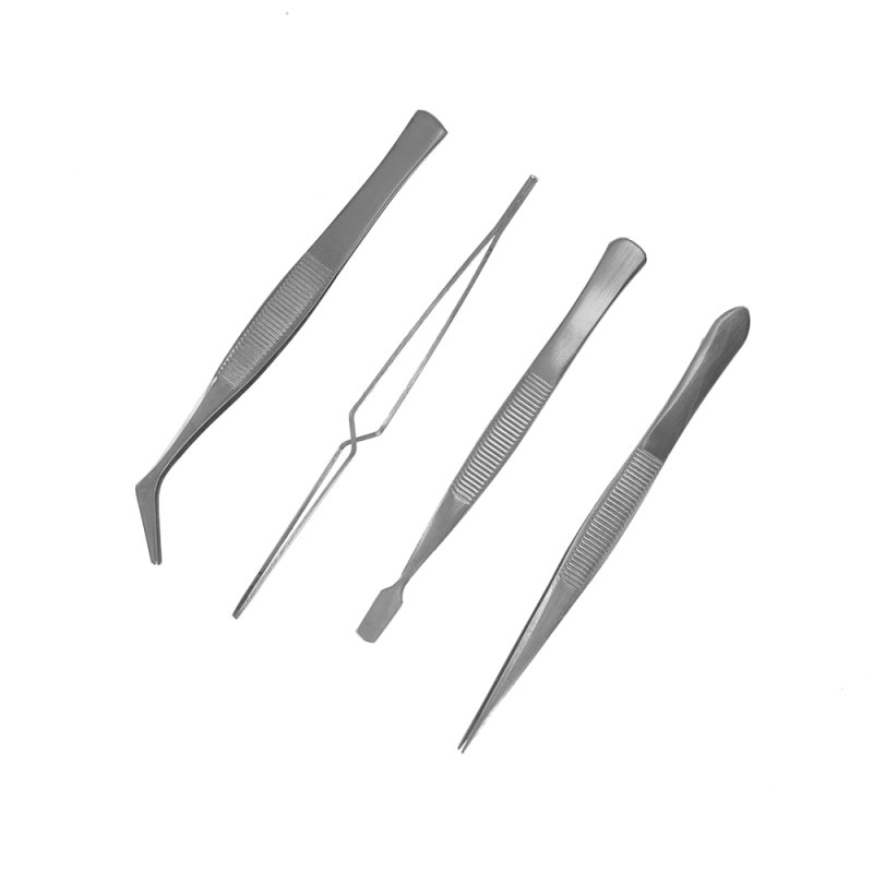 Zdjęcie główne produktu Pęsety modelarskie (4szt) Modelcraft Shesto PTW5000