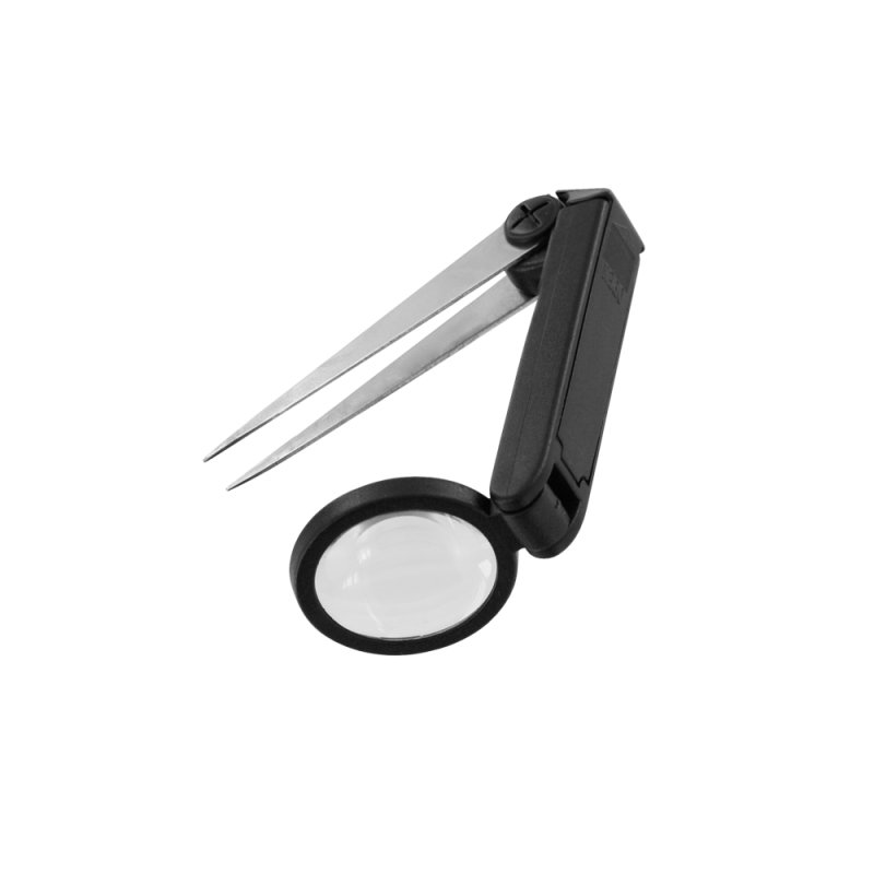 Zdjęcie główne produktu Szkło powiększające z pęsetą i LED (powiększenie 1.75x) Modelcraft Shesto PTW1124