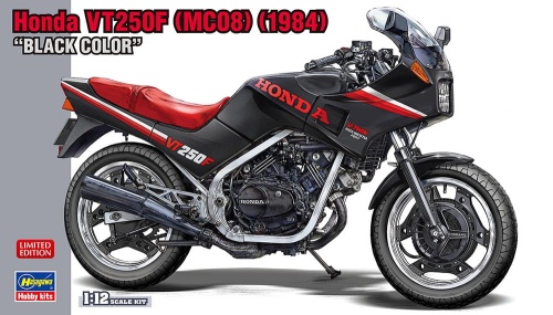 Honda VT250F (MC08) (1984) Black Color 1:12 Hasegawa 21755