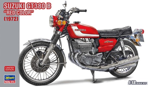 Suzuki GT380 B Red Color (1972) 1:12 Hasegawa 21756