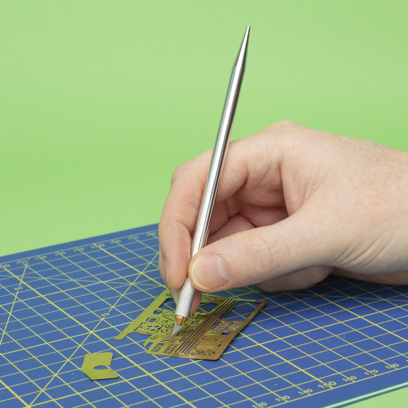 Zdjęcie dodatkowe produktu Micro Hobby Knife with Scriber End Modelcraft Shesto PKN4220