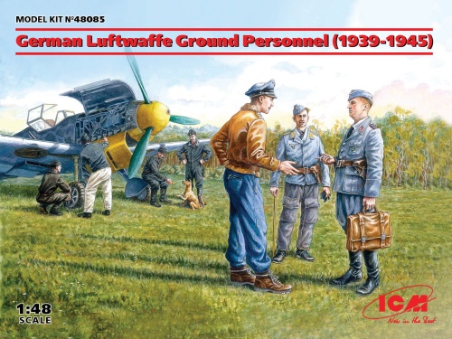 German Luftwaffe Ground Personnel (1939-1945) 1:48 ICM 48085