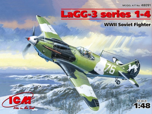 LaGG-3 series 1-4 1:48 ICM 48091