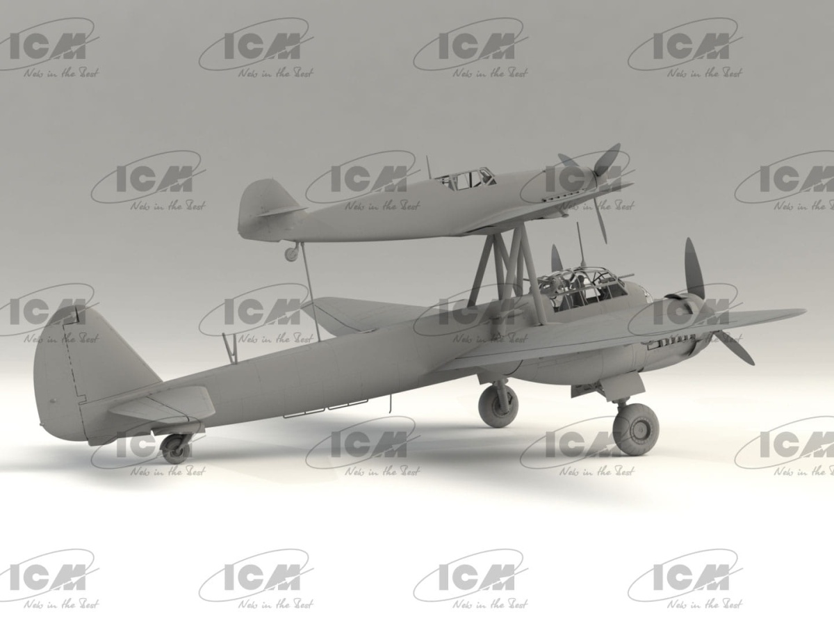 Zdjęcie dodatkowe produktu Mistel S1 German composite training aircraft 1:48 ICM 48101