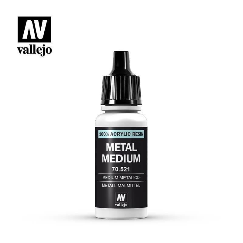 Zdjęcie dodatkowe produktu Vallejo 70521 Metal Medium 18ml