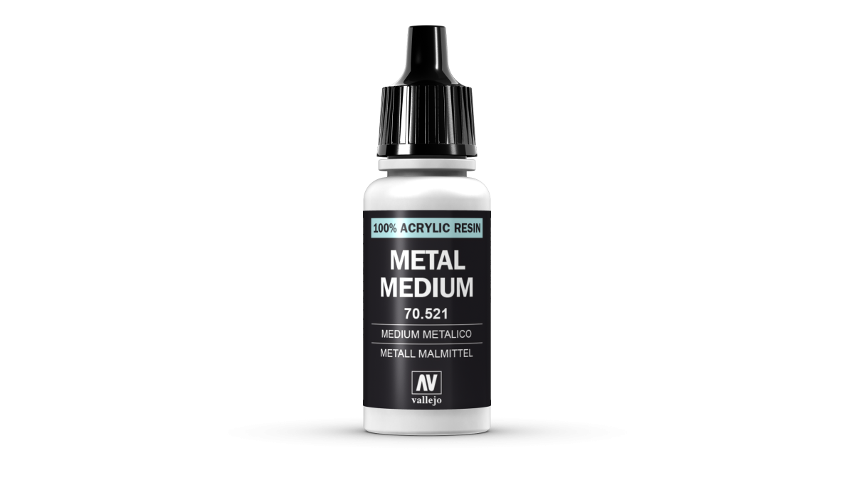 Zdjęcie dodatkowe produktu Vallejo 70521 Metal Medium 18ml