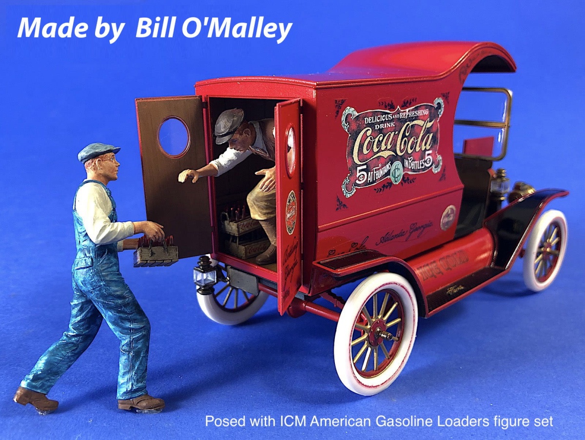 Zdjęcie dodatkowe produktu Model T 1912 Delivery Car with American Gasoline Loaders 1:24 ICM 24019