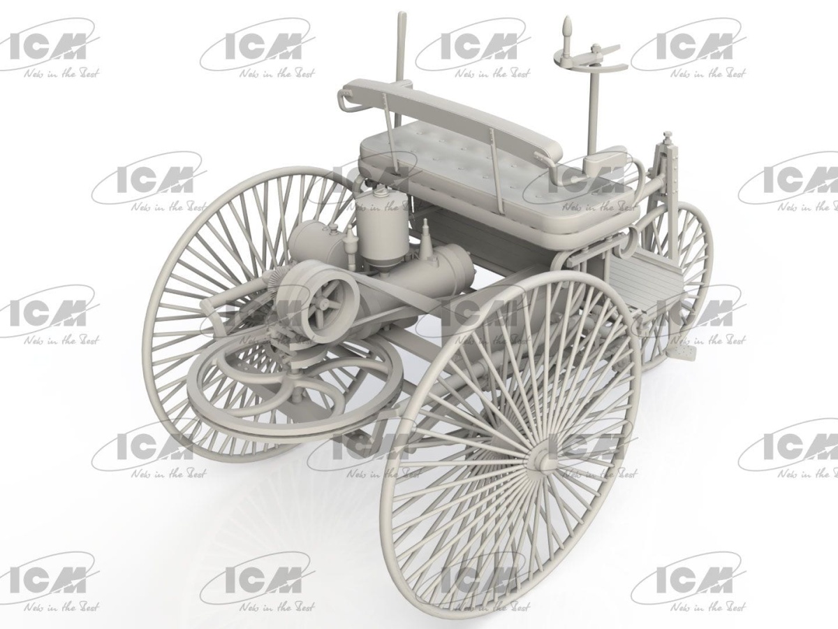 Zdjęcie dodatkowe produktu Benz Patent-Motorwagen 1886 EASY version 1:24 ICM 24042