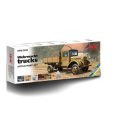 Zdjęcie główne produktu Acrylic paints set for Wehrmacht trucks ICM 3038