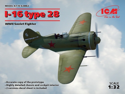 I-16 type 28 1:32 ICM 32002
