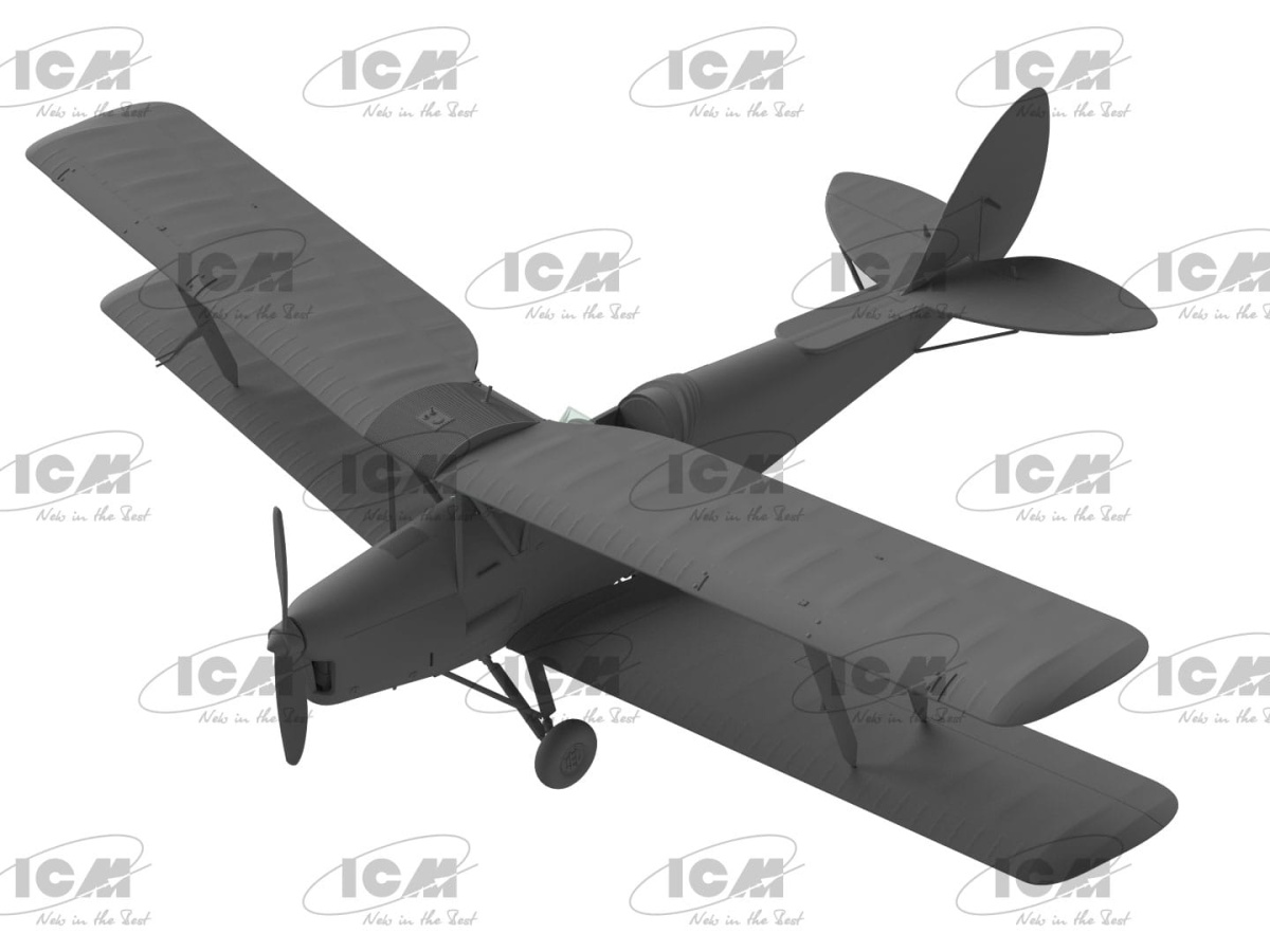 Zdjęcie dodatkowe produktu DH 82A Tiger Moth with bombs 1:32 ICM 32038