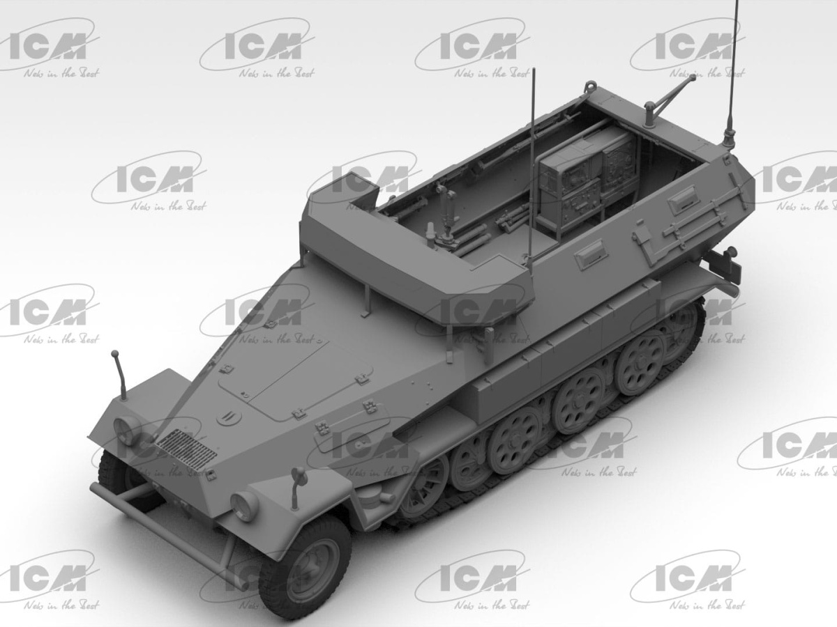 Zdjęcie dodatkowe produktu Beobachtungspanzerwagen Sd.Kfz.251/18 Ausf.A 1:35 ICM 35105